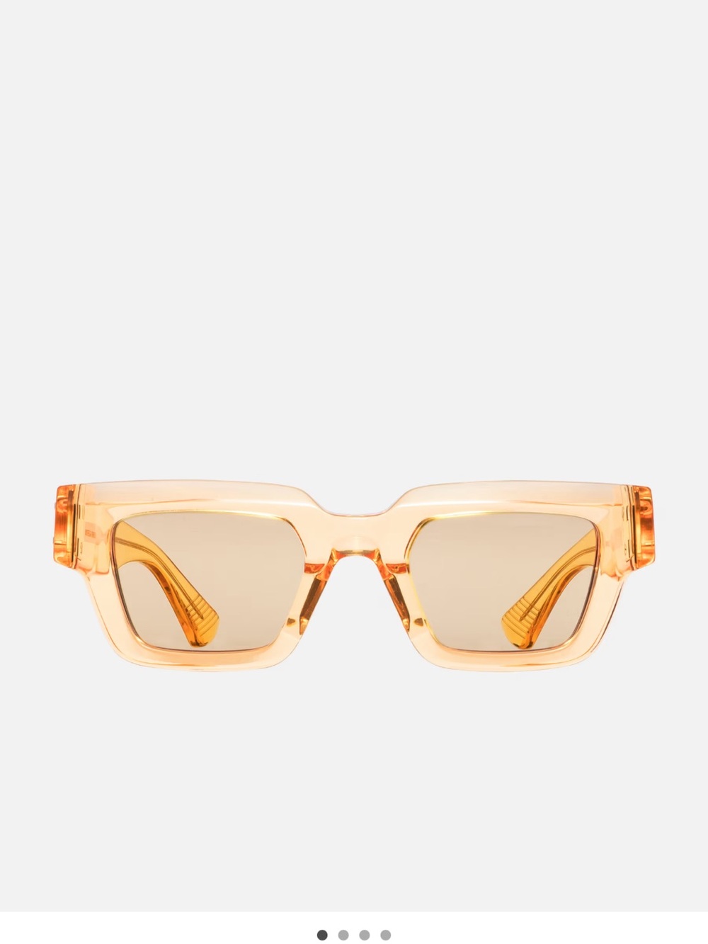 Bottega Veneta Hinge Acetate Square Sunglasses